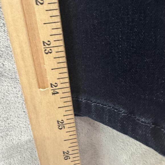 Talbots Pants Womens 10 Petite Blue Slim Ankle Side Zip Stretch Jeans Denim - Picture 11 of 11